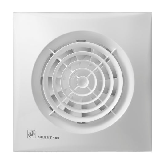 Ventilador helicoidal extracción Silent para baños Silent 100 CZ