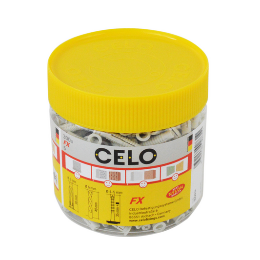 Taco FX de nylon bote 300 unidades